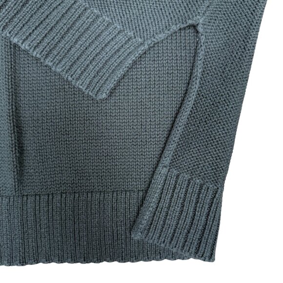 Women's MICHAEL‎ KORS Black Pullover Split-Hem Sweater- Size L - Picture 3 of 6